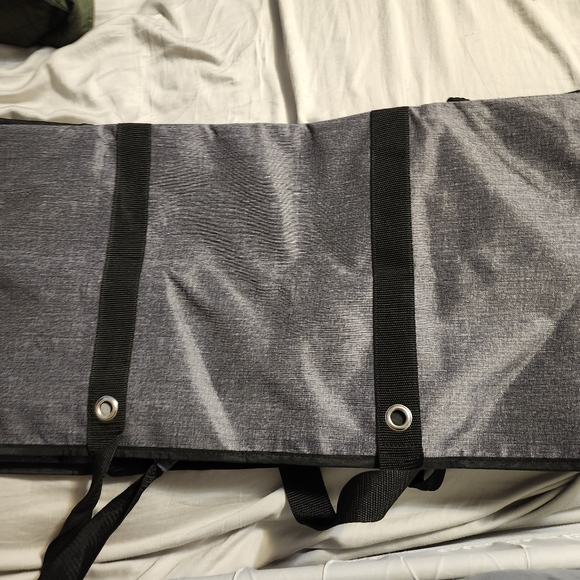 Thirty-One Gifts Extra Large Storage Tote Charcoal Crosshatch - Picture 2 of 4